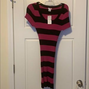 Body central dress purple/black size M